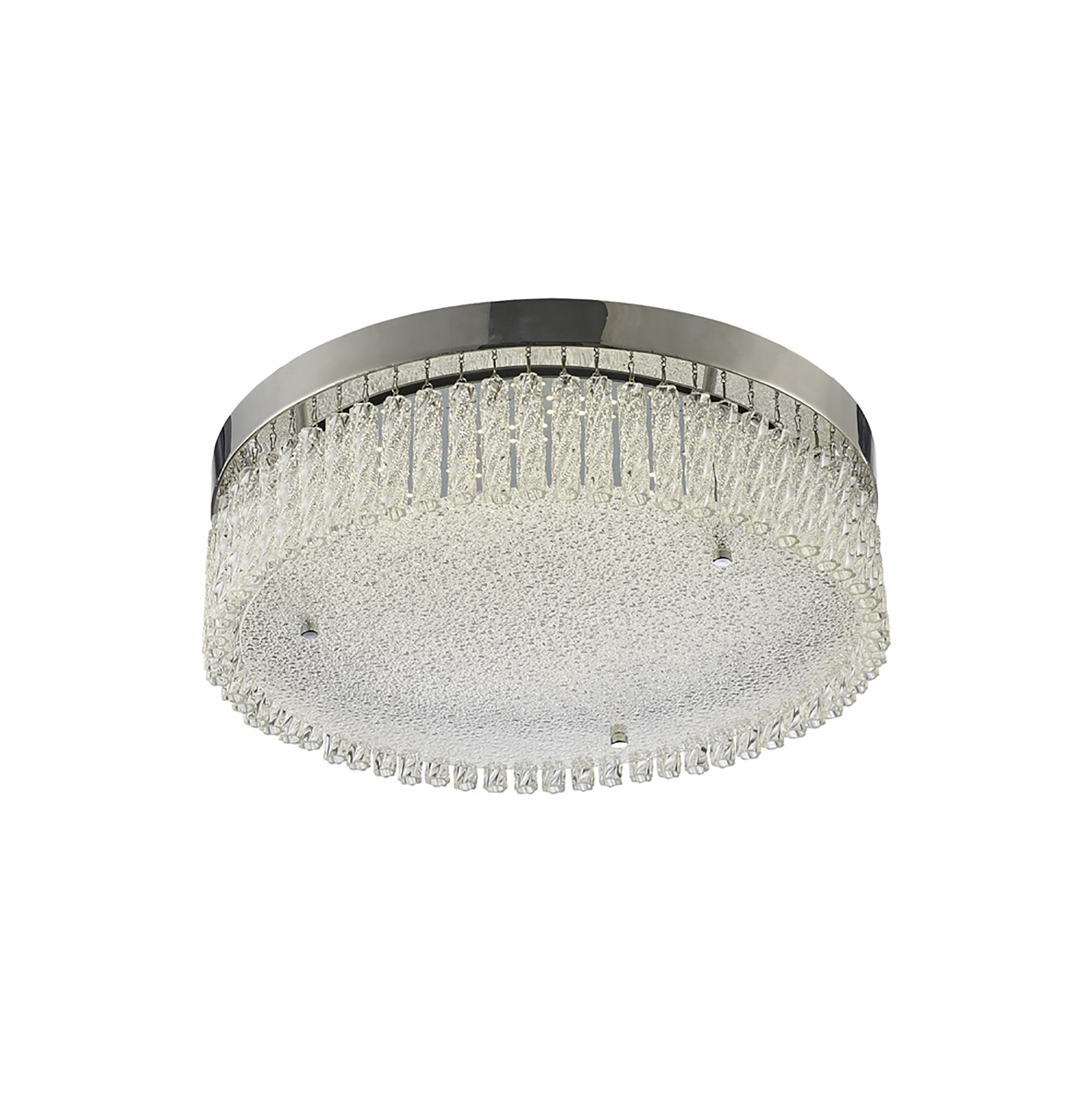 IL80055  Aiden Glass 25W LED  Flush Ceiling